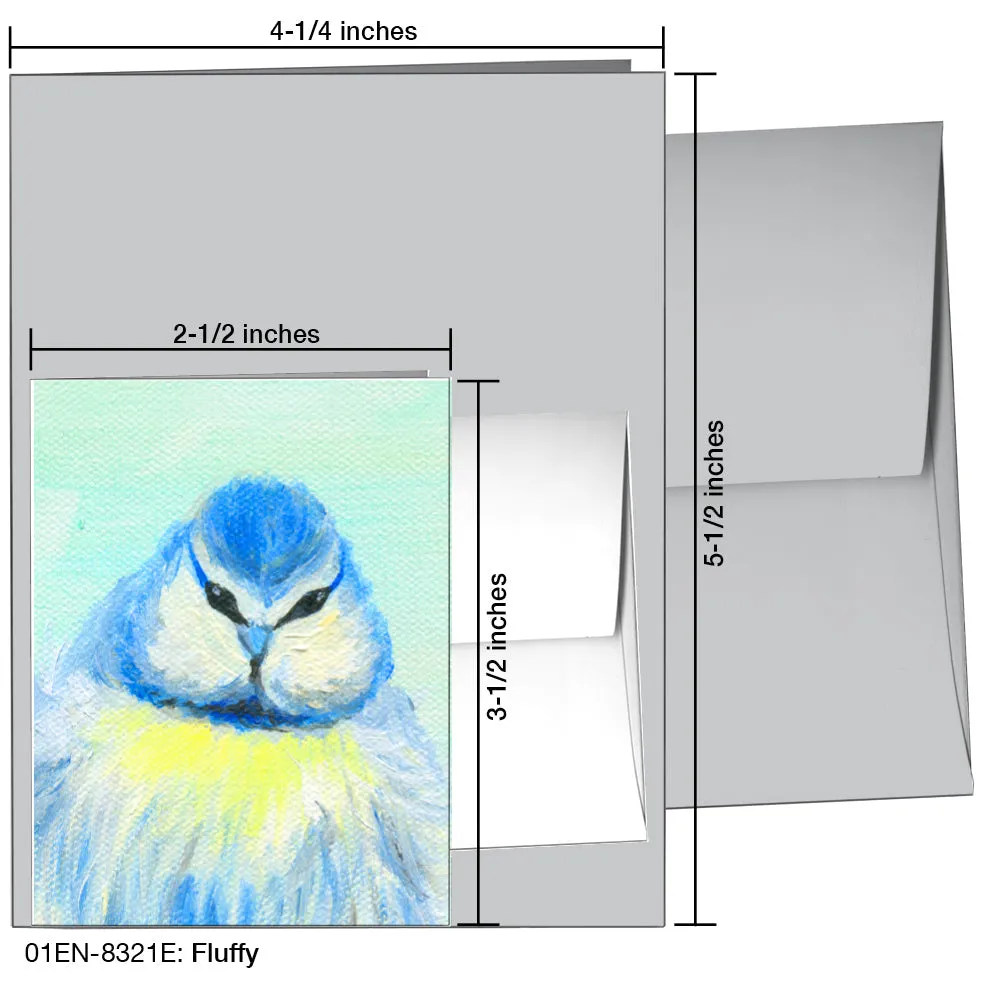 Fluffy, Greeting Card (8321E)