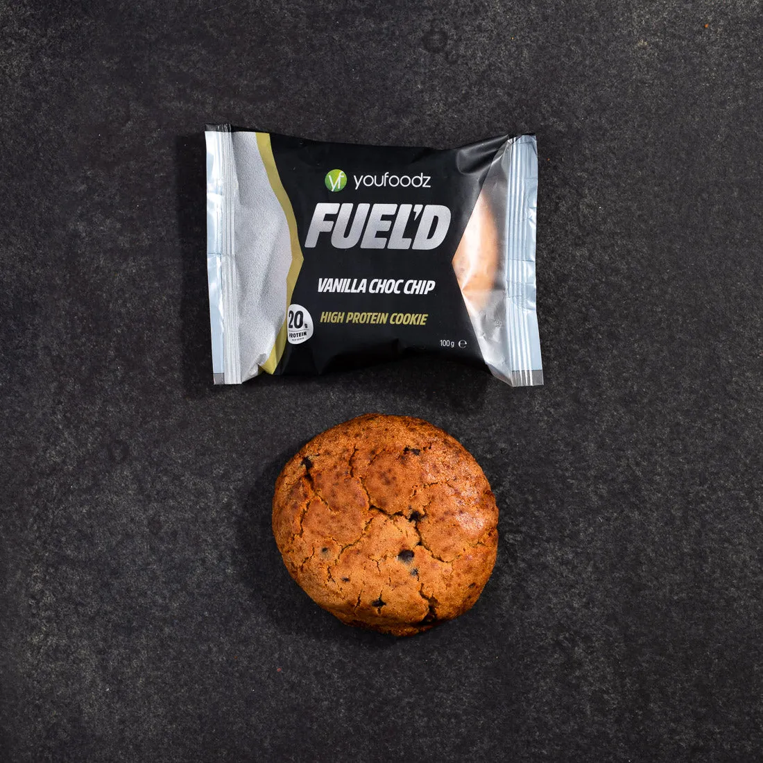FUEL'D Vanilla Choc Chip High Protein Cookie