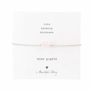 Gemstone card Rose Quartz