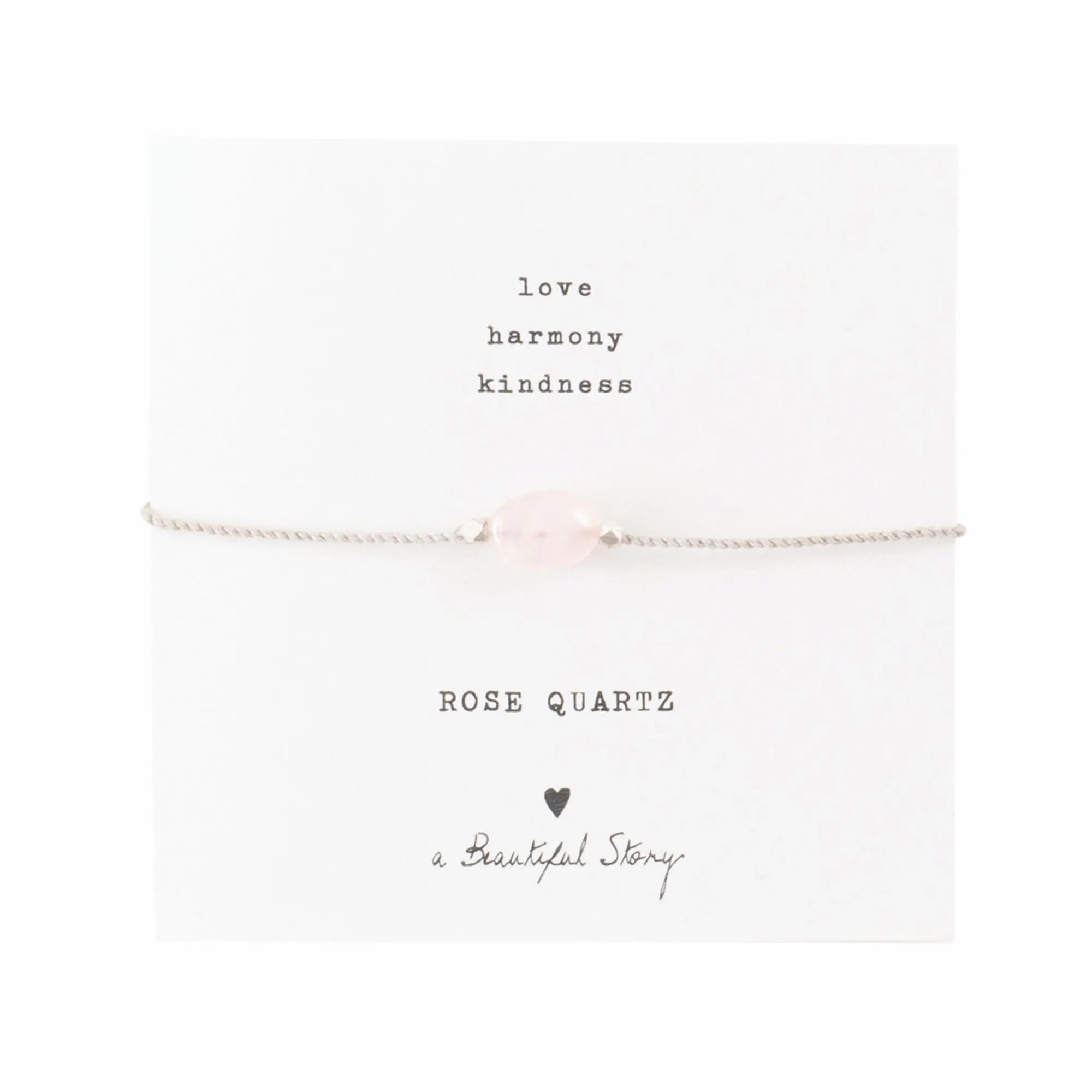 Gemstone card Rose Quartz