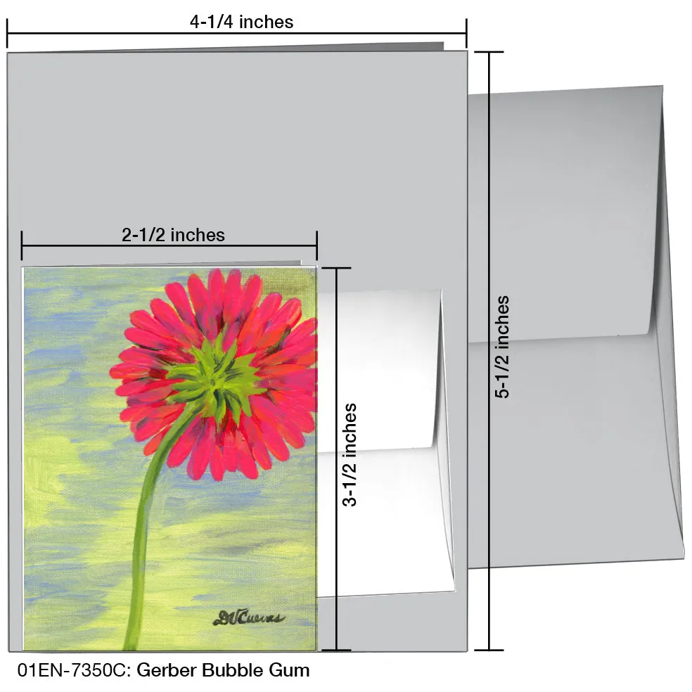 Gerber Bubble Gum, Greeting Card (7350C)