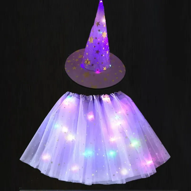 Glow Witch Luminous Kids Costume