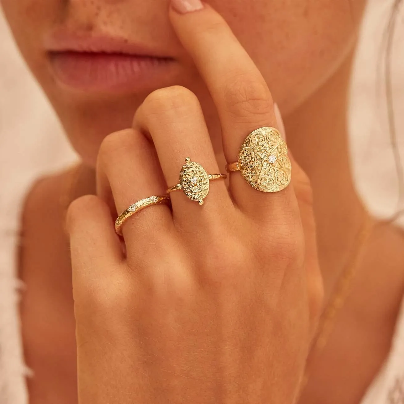 Gold Luminous Ring
