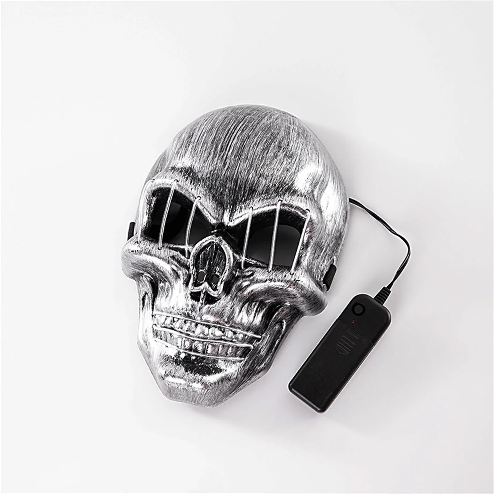 Halloween Glowing Mask Skull And Crossbones Cold Light Mask