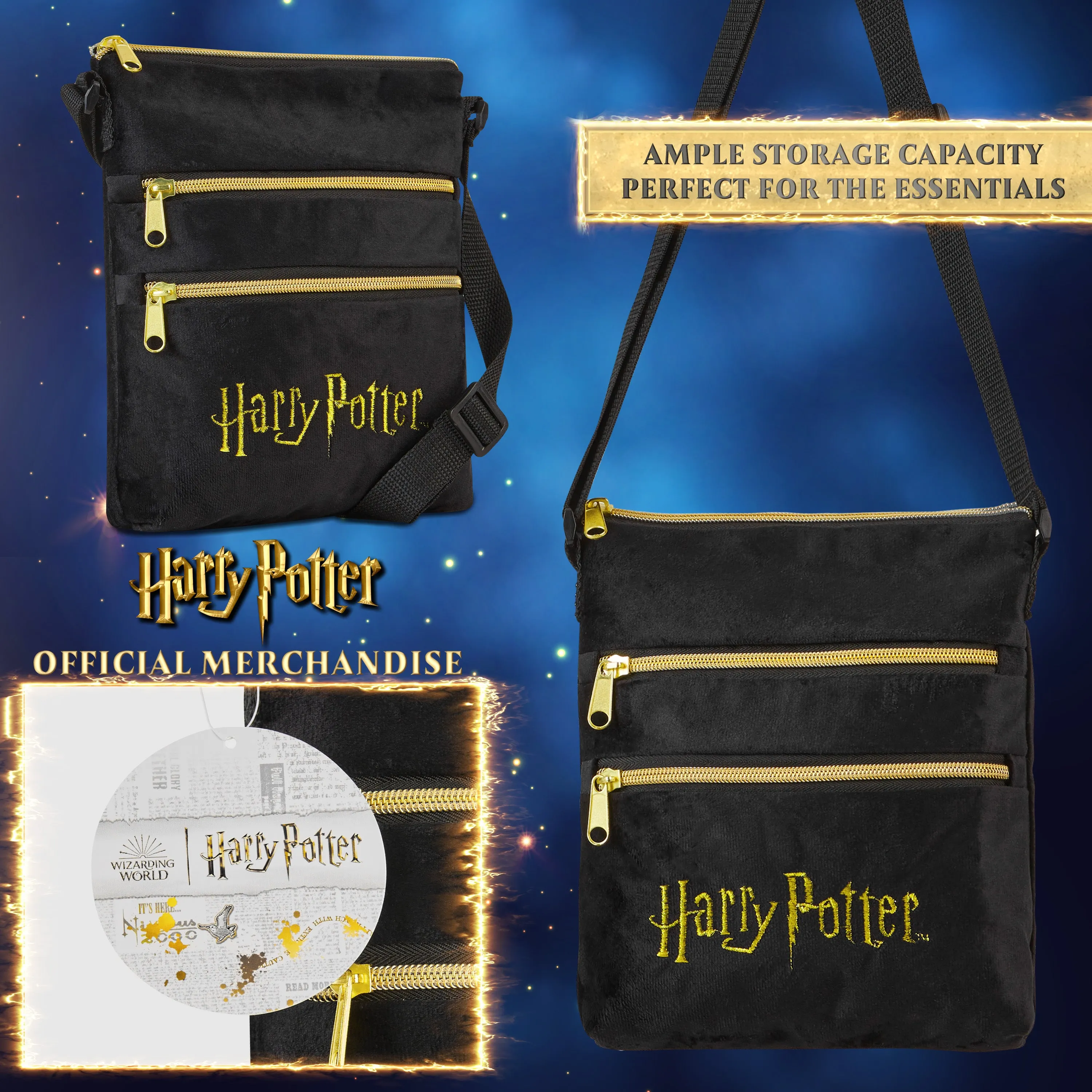 Harry Potter Bag Cross Body Bag, Women Girls Handbag