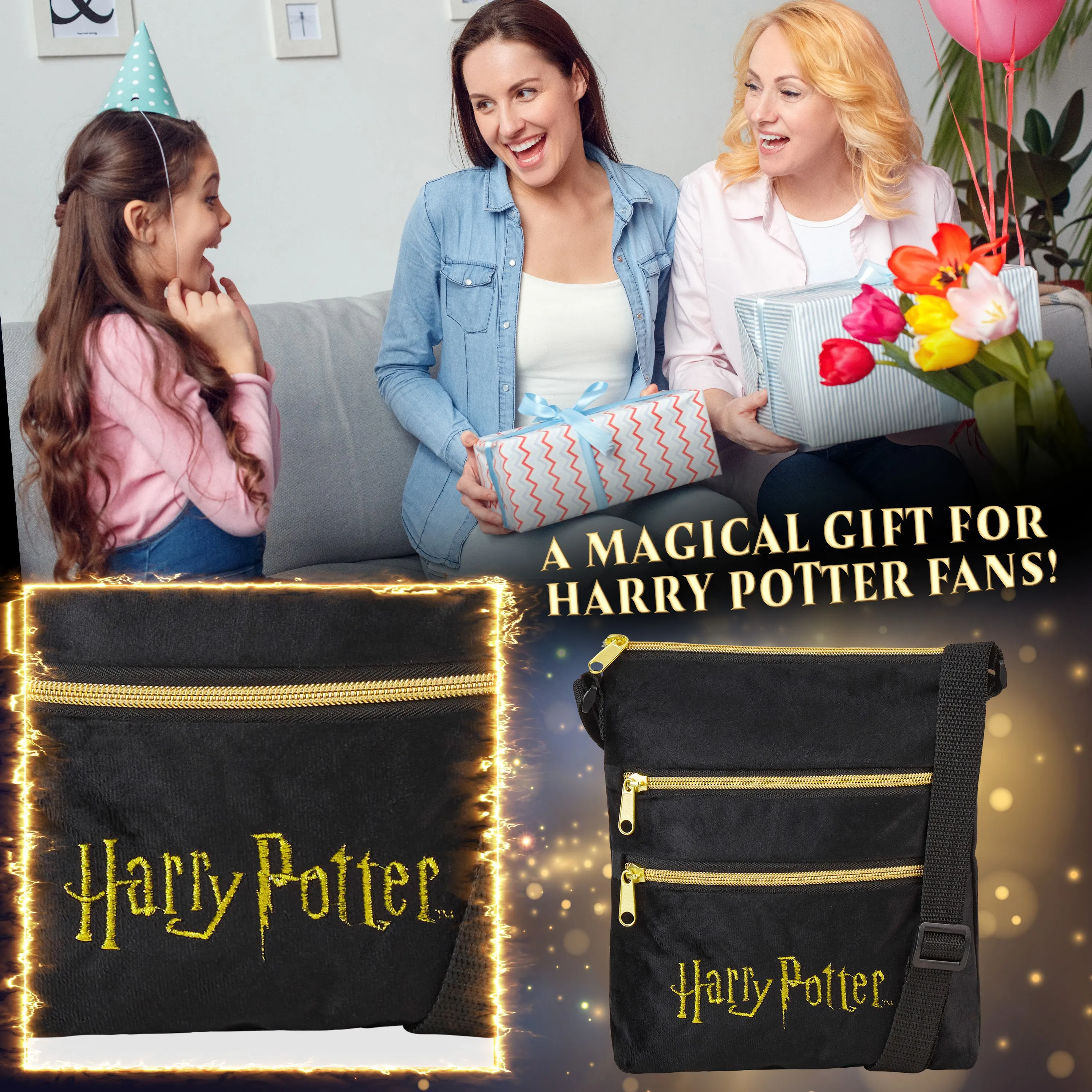 Harry Potter Bag Cross Body Bag, Women Girls Handbag