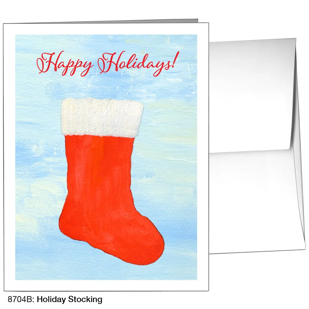 Holiday Stocking, Greeting Card (8704B)