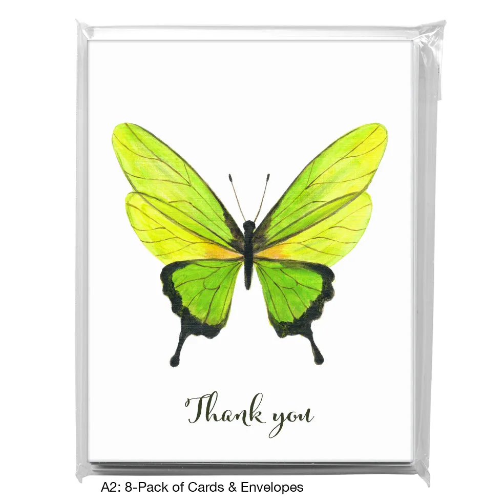Iridescent Butterfly, Greeting Card (8673C)