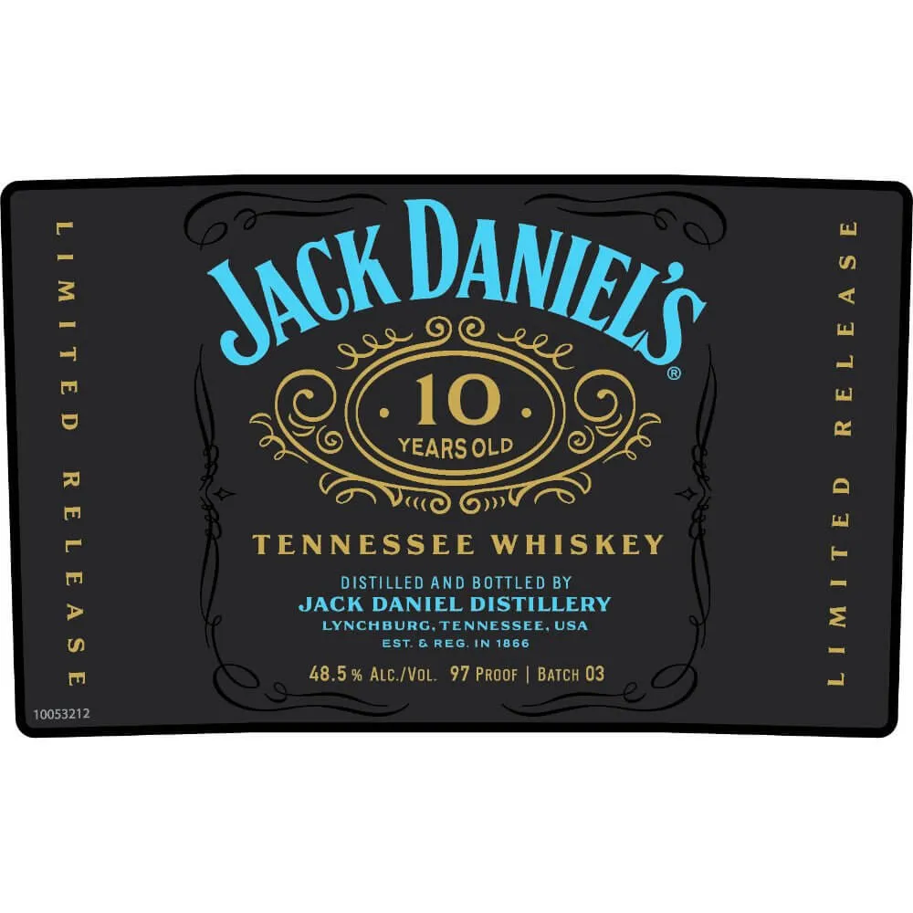 Jack Daniel's 10 Year Old Batch 03 Limited Release