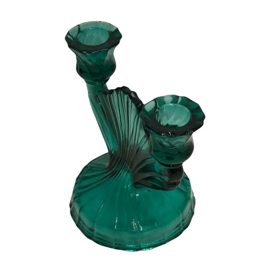 Jeanette Green Art Deco Double Candle Holder