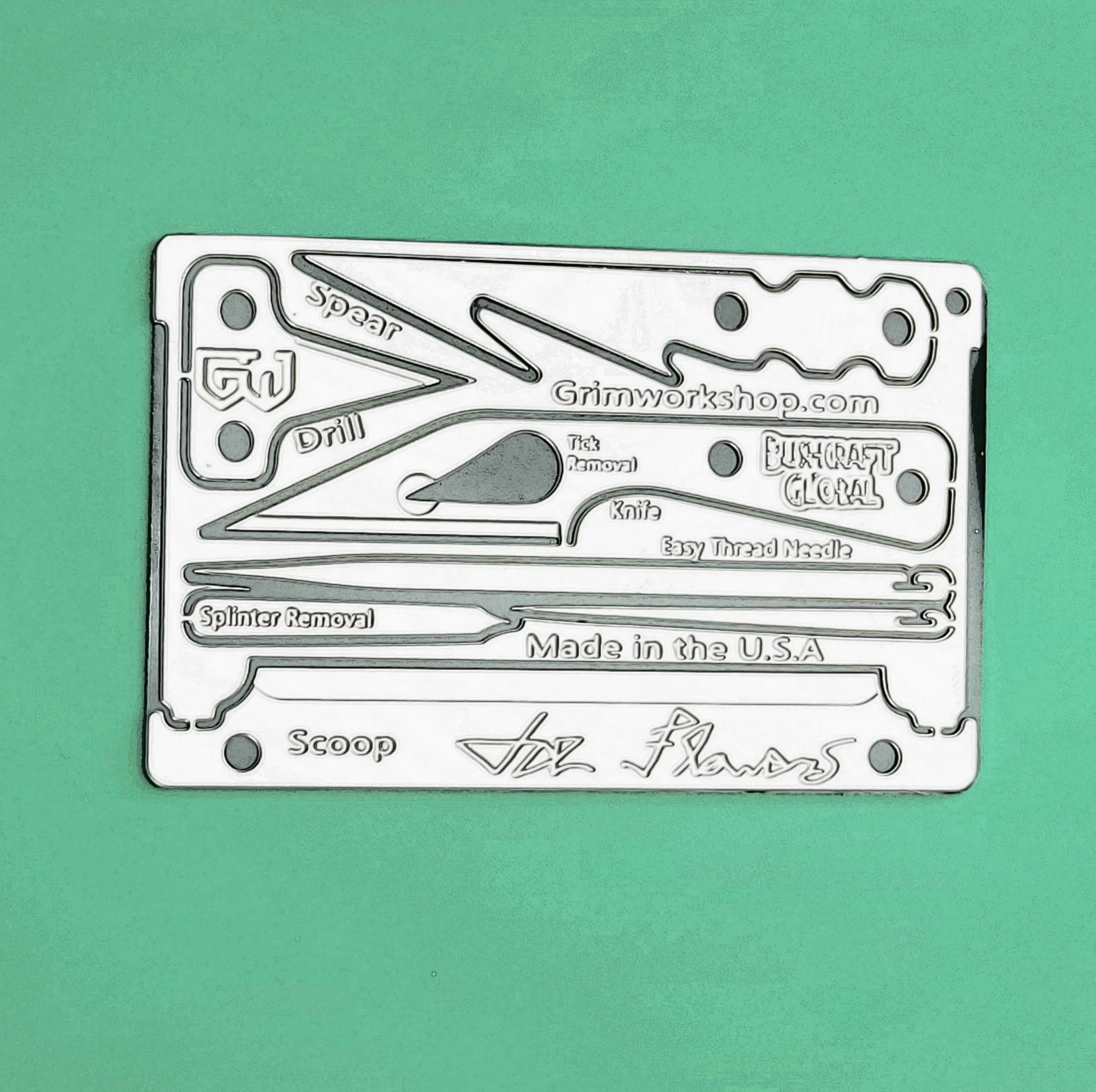 Joe Flowers Signature Survival Card