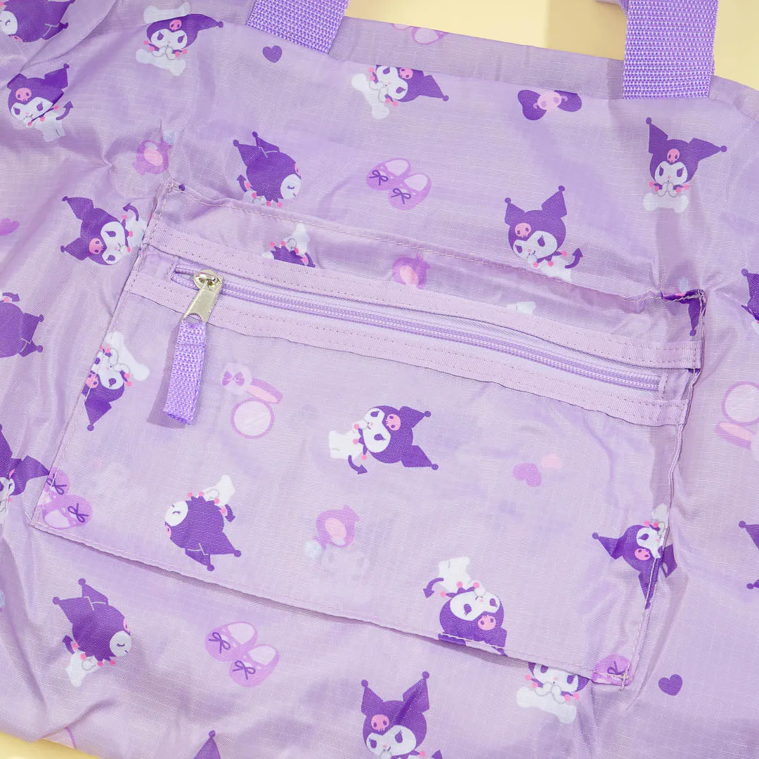 Kuromi Overload Folding Duffel Bag
