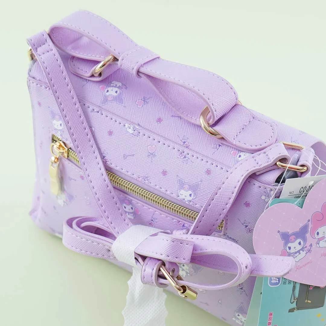 Kuromi’s Favorite Things Lilac Faux Leather Shoulder Bag