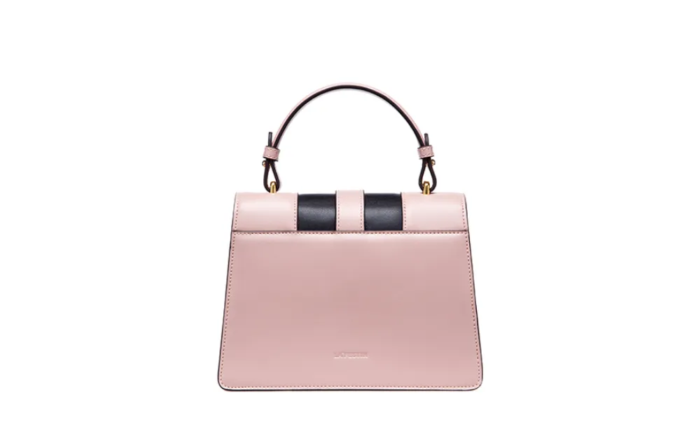 LAFESTIN BUCKLE SHOULDER BAG WITH FLORAL PATCHING 618993