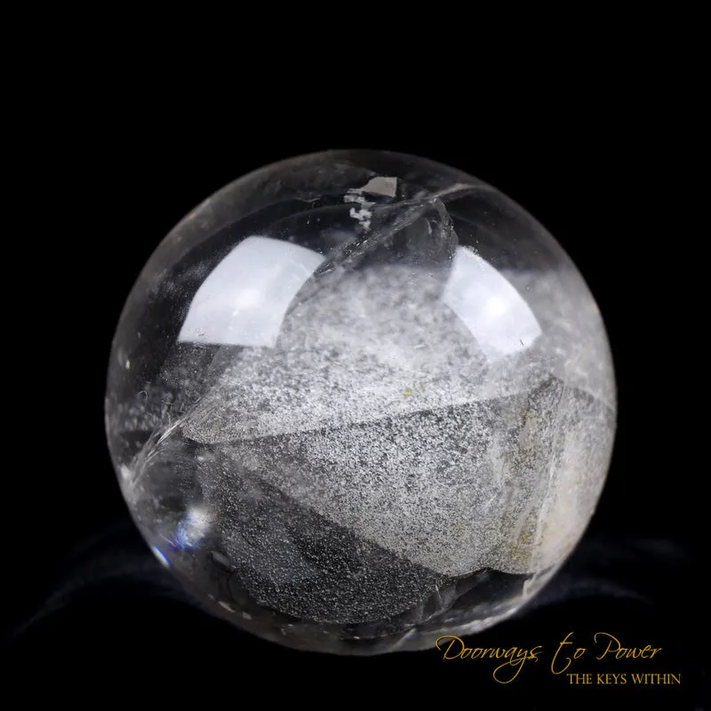 Lemurian Manifestation Quartz Crystal Sphere 'Holographic Connection'