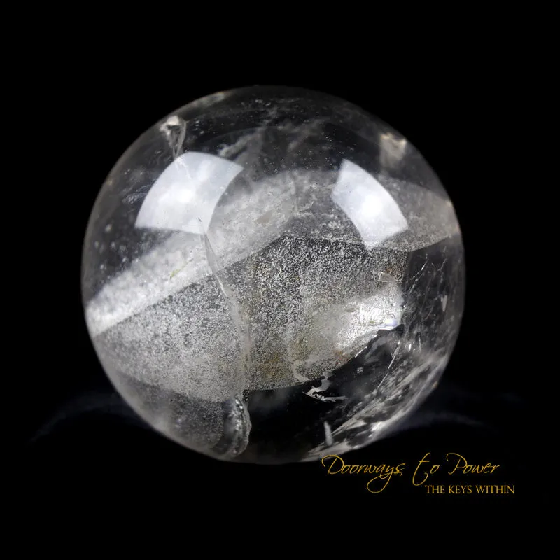 Lemurian Manifestation Quartz Crystal Sphere 'Holographic Connection'