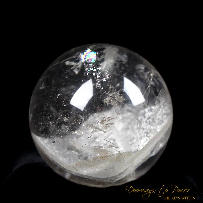 Lemurian Manifestation Quartz Crystal Sphere 'Holographic Connection'
