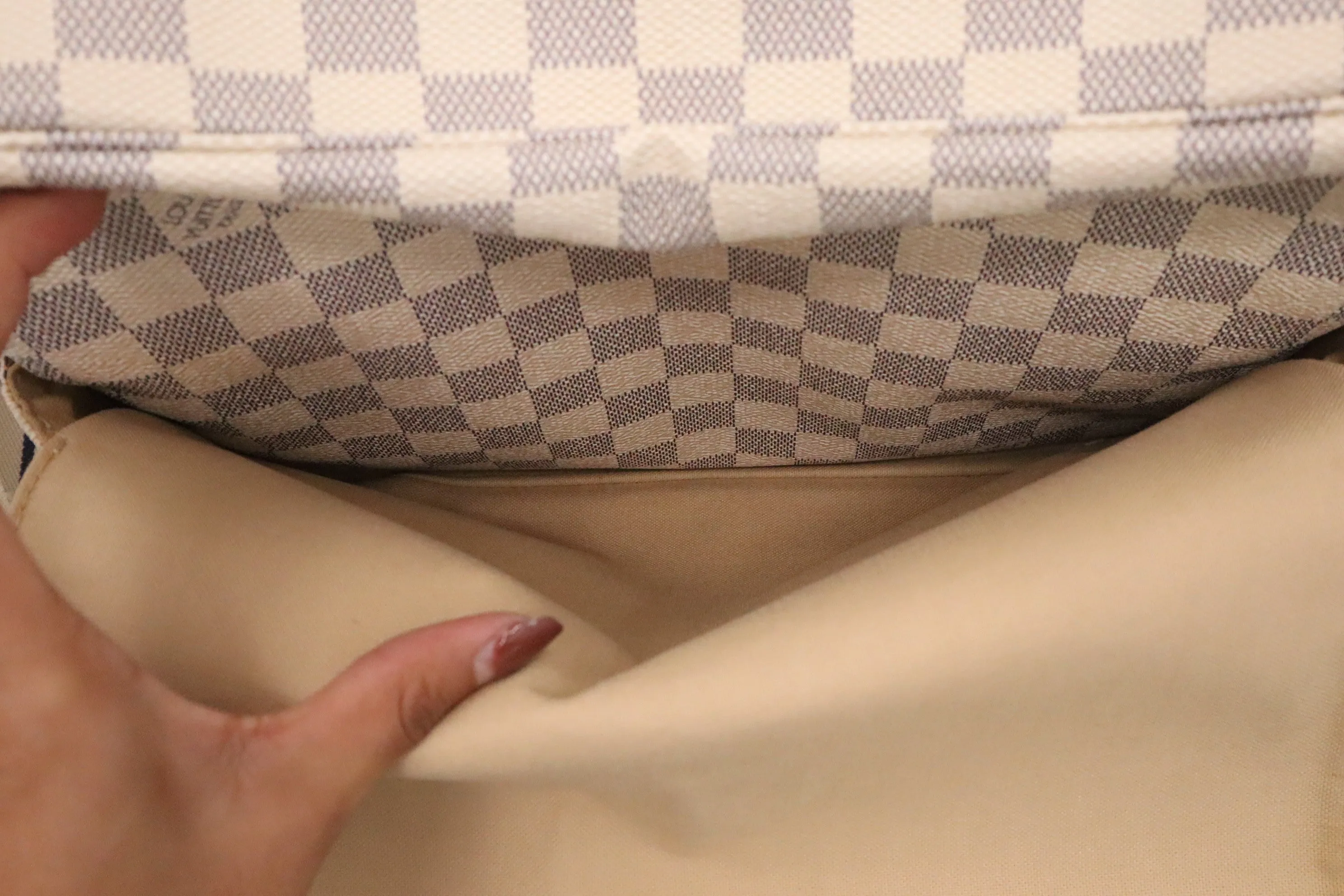 Louis Vuitton Naviglio in Damier Azur Canvas