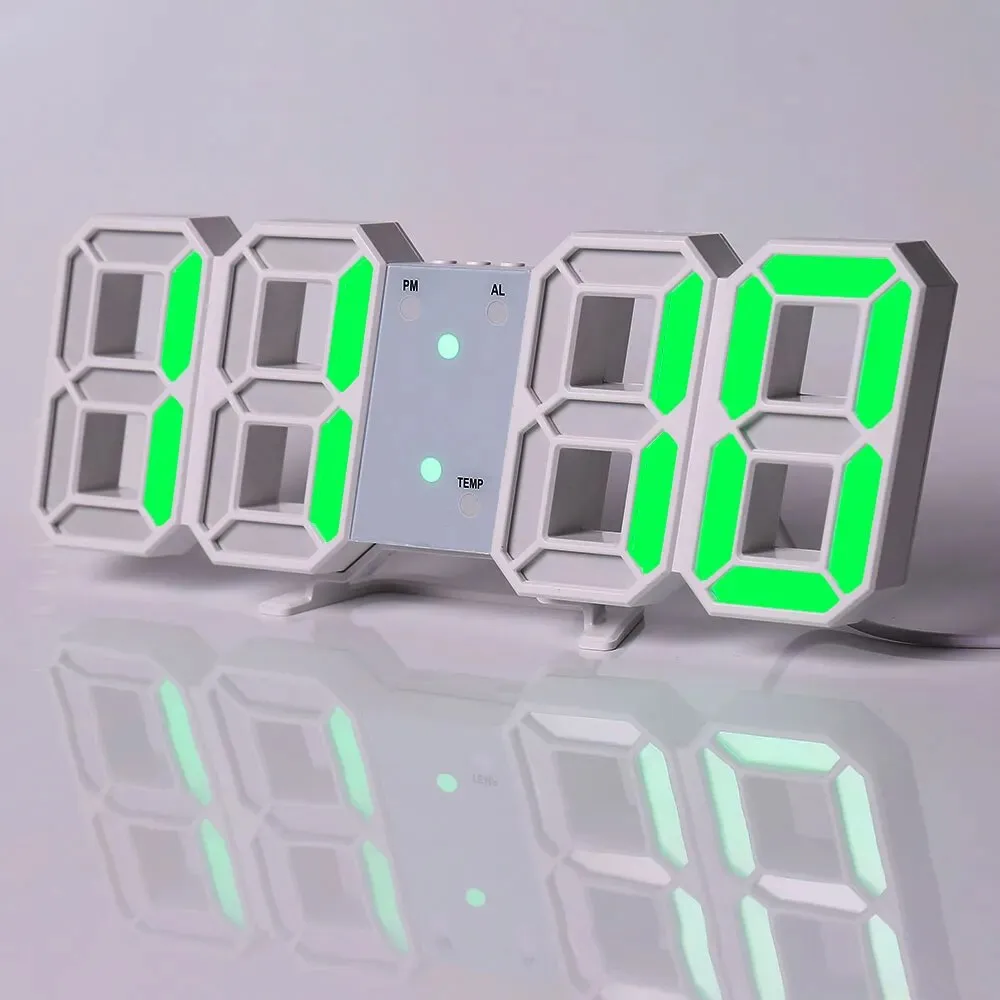 Luminous 3D LED Digital Clock