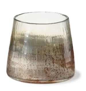 Luminous Cut Glass Pillar Holder