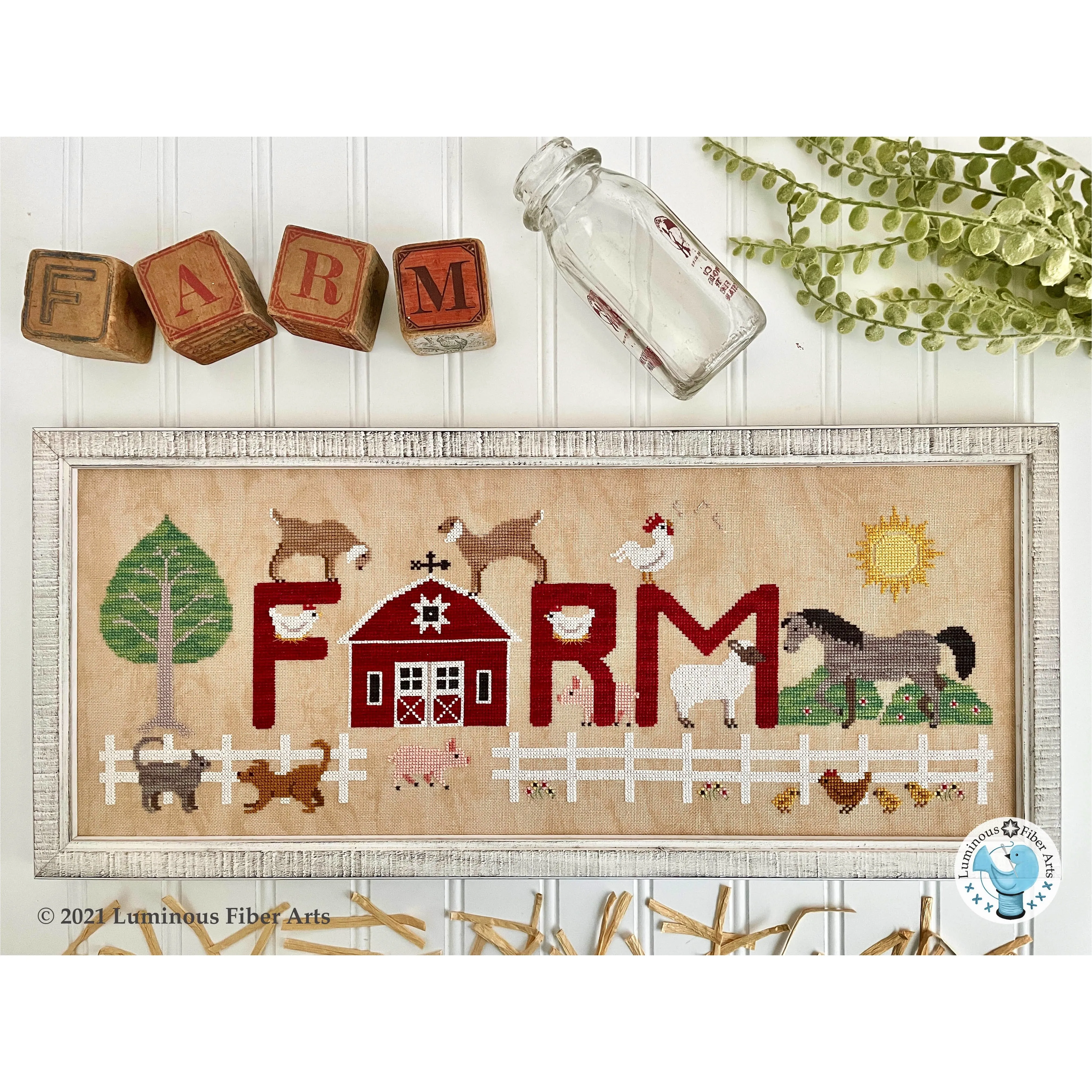Luminous Fiber Arts ~ Farm Pattern