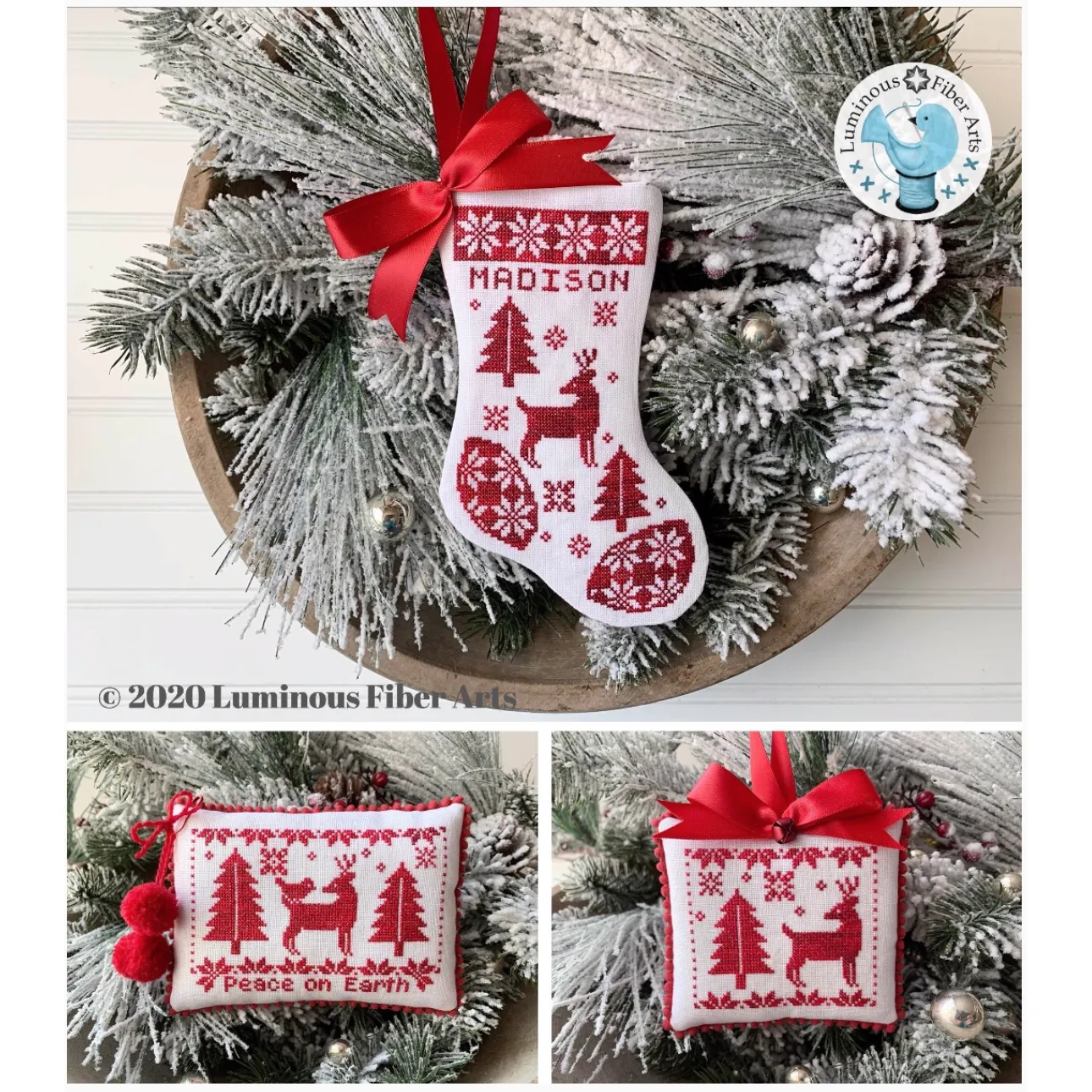 Luminous Fiber Arts ~ Noel Rouge Pattern