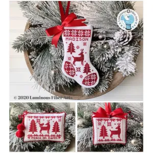 Luminous Fiber Arts ~ Noel Rouge Pattern