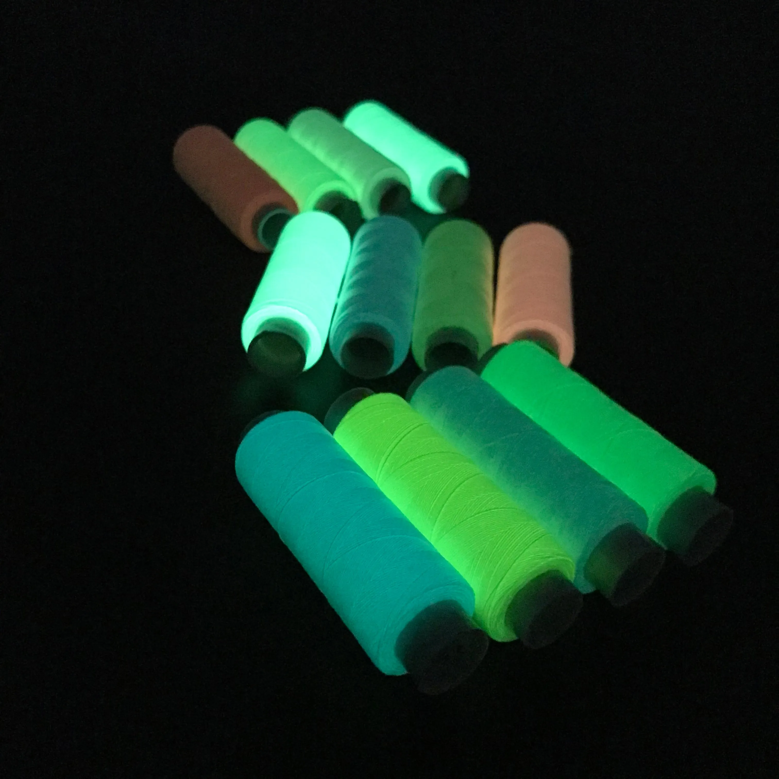 Luminous fluorescent Embroidery Thread Kit (Custom label supported)
