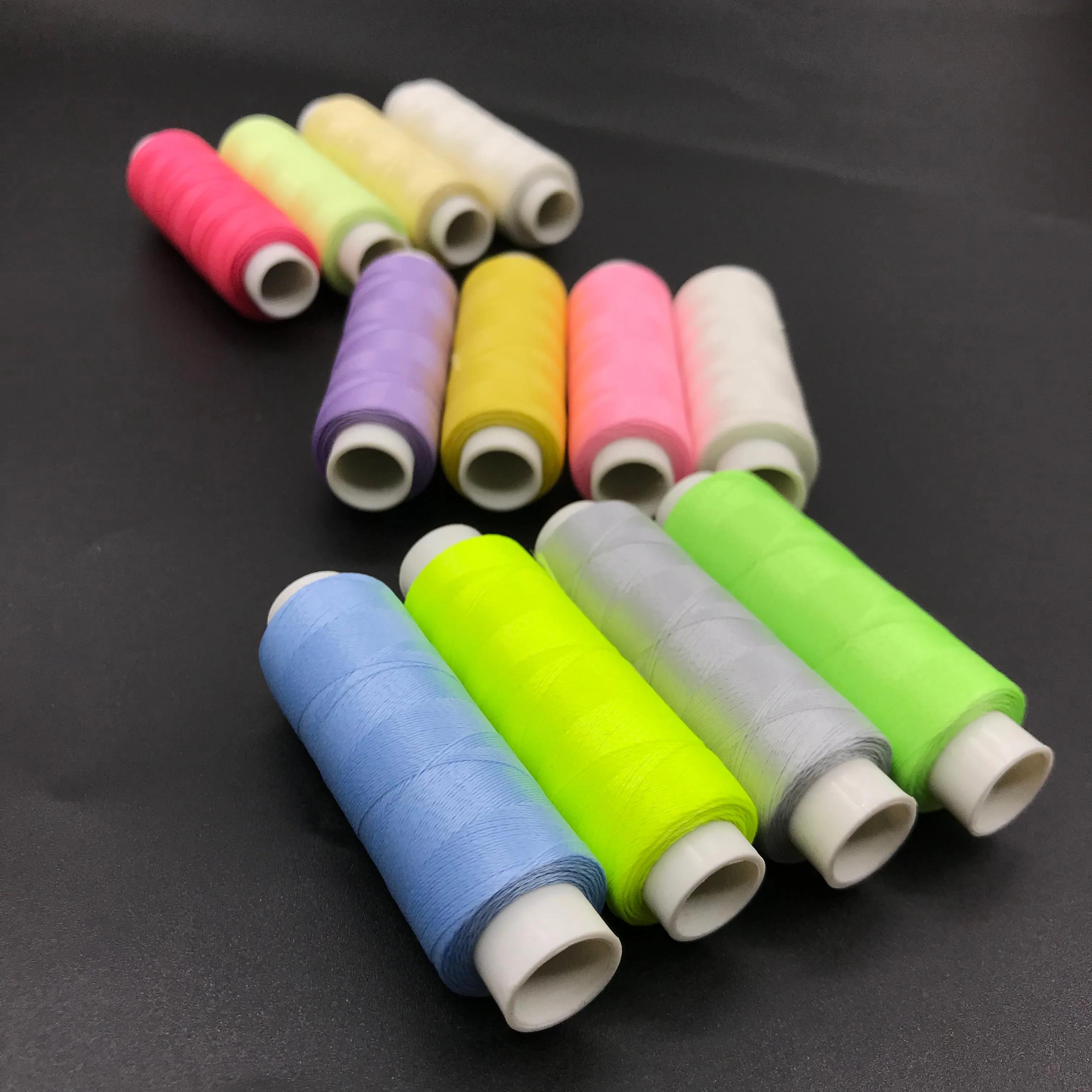 Luminous fluorescent Embroidery Thread Kit (Custom label supported)