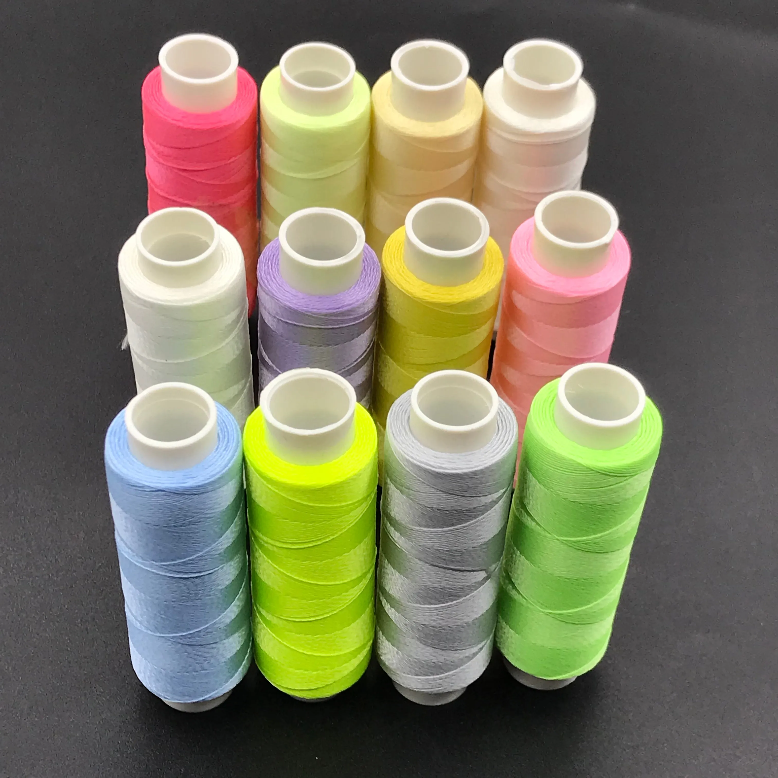 Luminous fluorescent Embroidery Thread Kit (Custom label supported)
