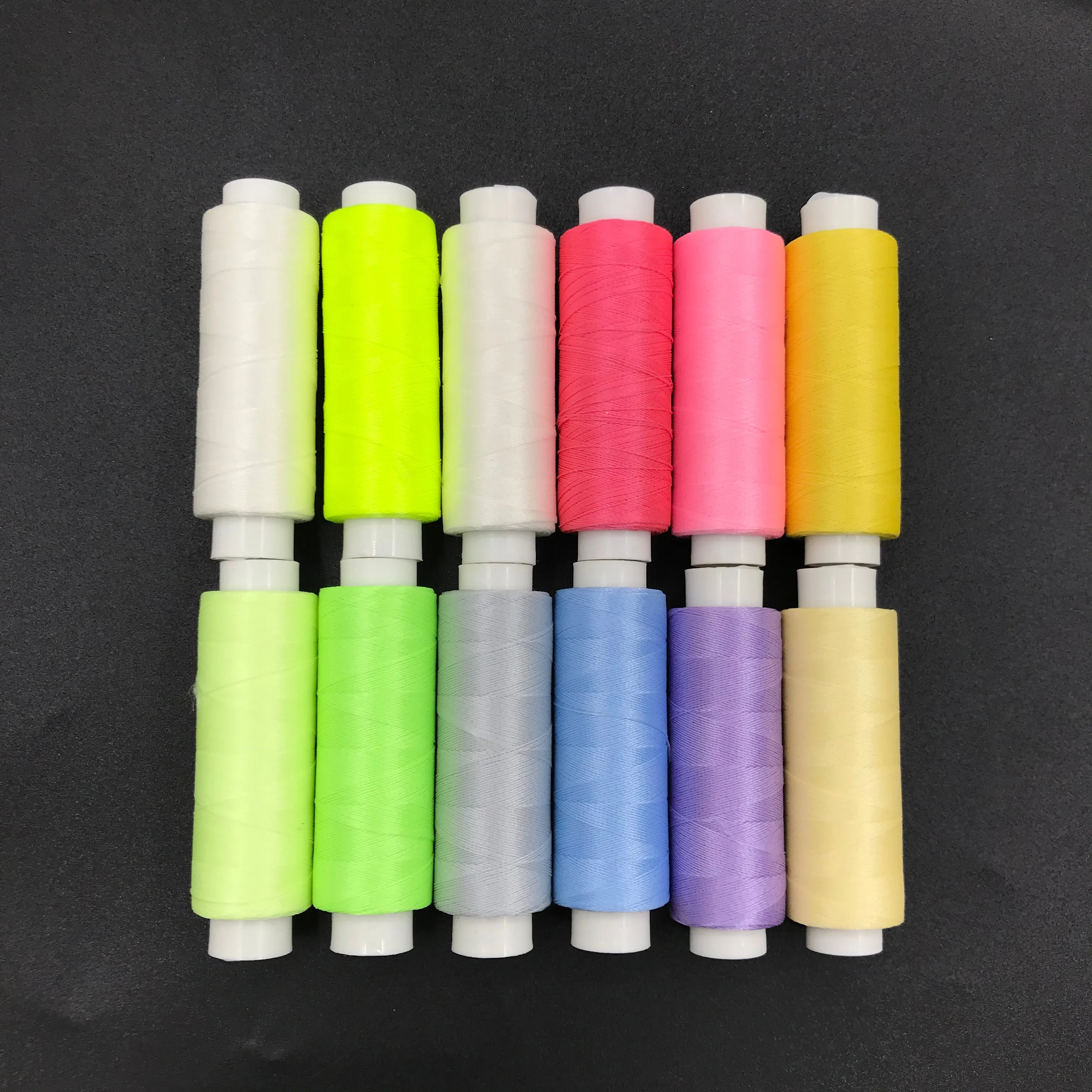 Luminous fluorescent Embroidery Thread Kit (Custom label supported)