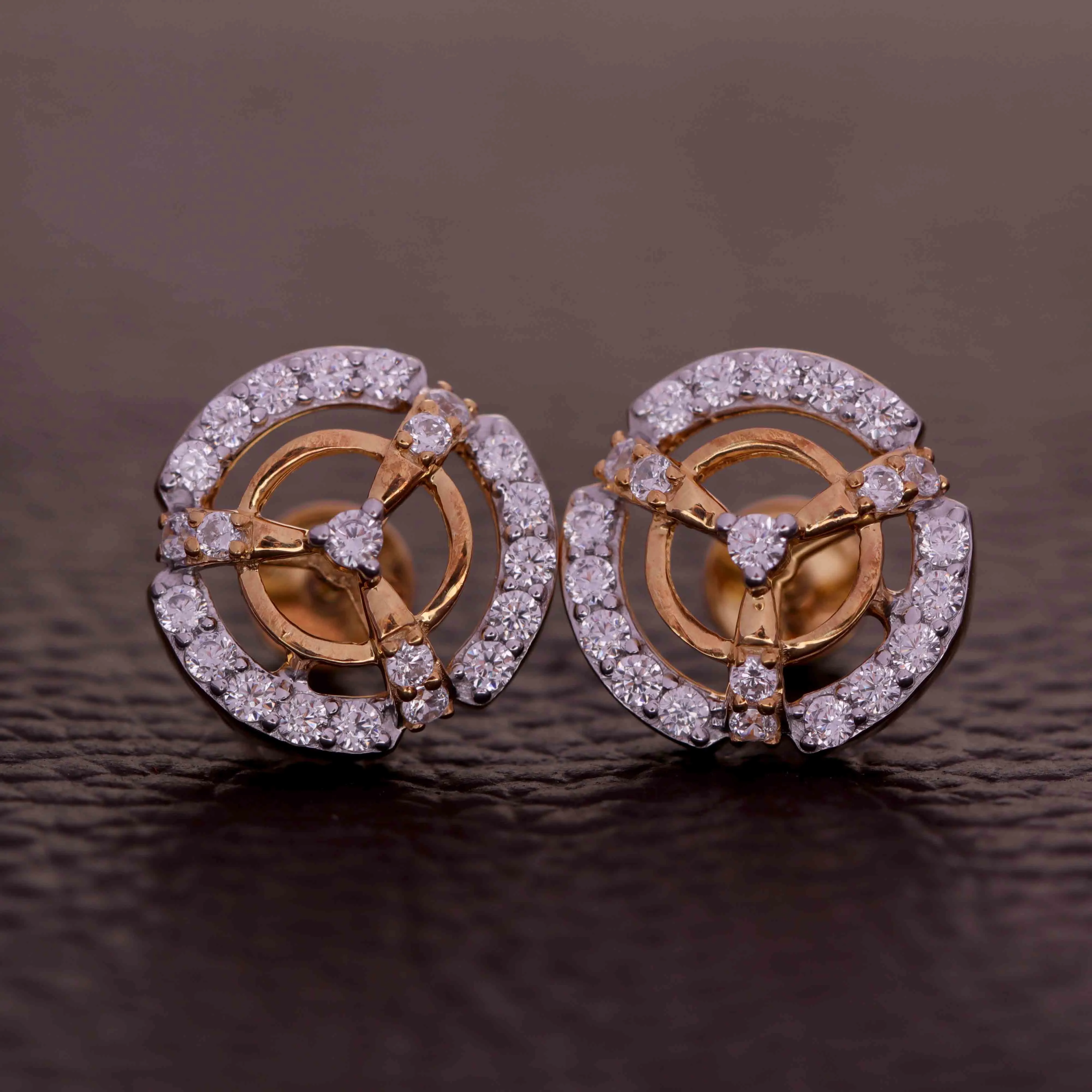 Luminous Harmony Silver Stud Earring