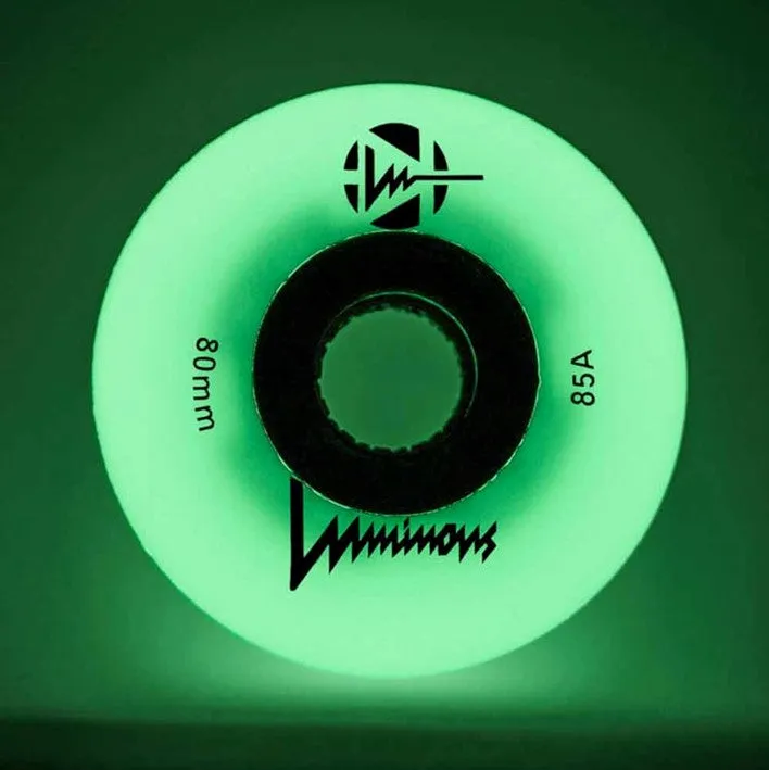 Luminous Light Up Glow LED Inline Wheels 80mm 85A - 4 Pack