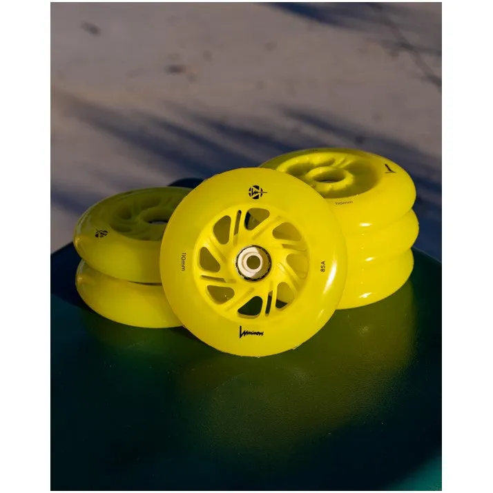 Luminous Light Up Inline Wheel Canary Yellow 110mm 85A