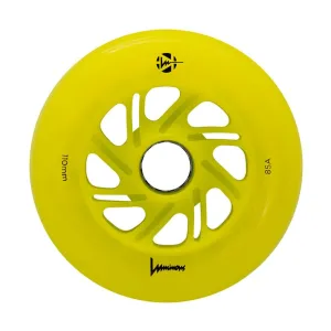 Luminous Light Up Inline Wheel Canary Yellow 110mm 85A