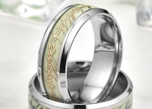 Luminous Ring Fluorescent Glowing Finger Rings Fashion Jewelry