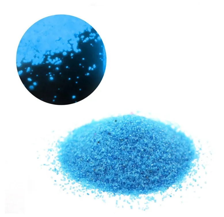 Luminous Sand- Green Blue Pink Yellow Gray Glow Powder - Glow In The Dark Pigment - Craft Decorating Supplies