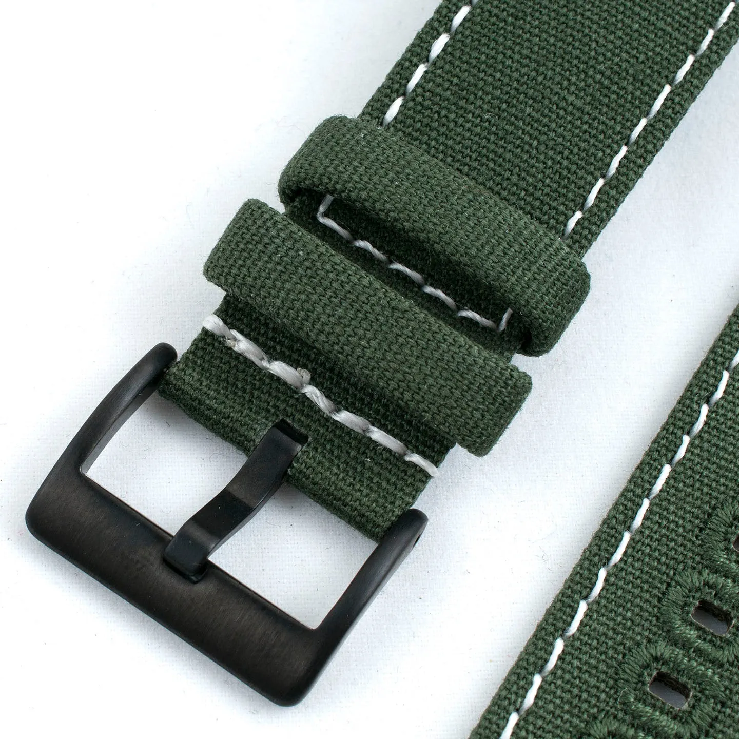 Luminous Stitching Canvas Watch Straps