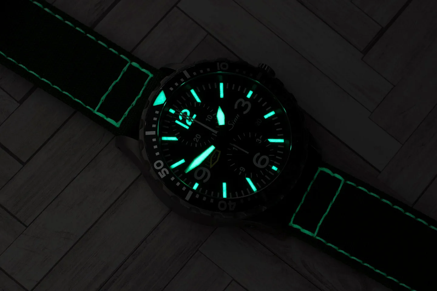 Luminous Stitching Canvas Watch Straps