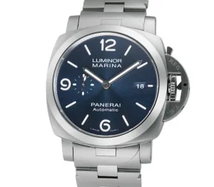 Marina Specchio Blu 44mm Steel Blue Sandwich Dial