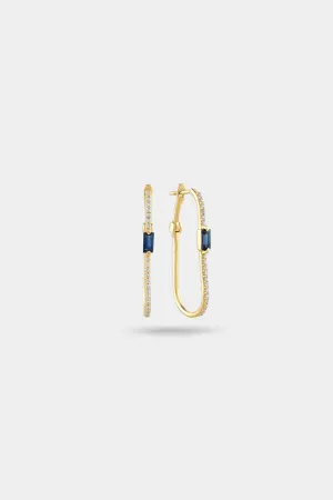 Marine Drops in Sapphire and Diamond