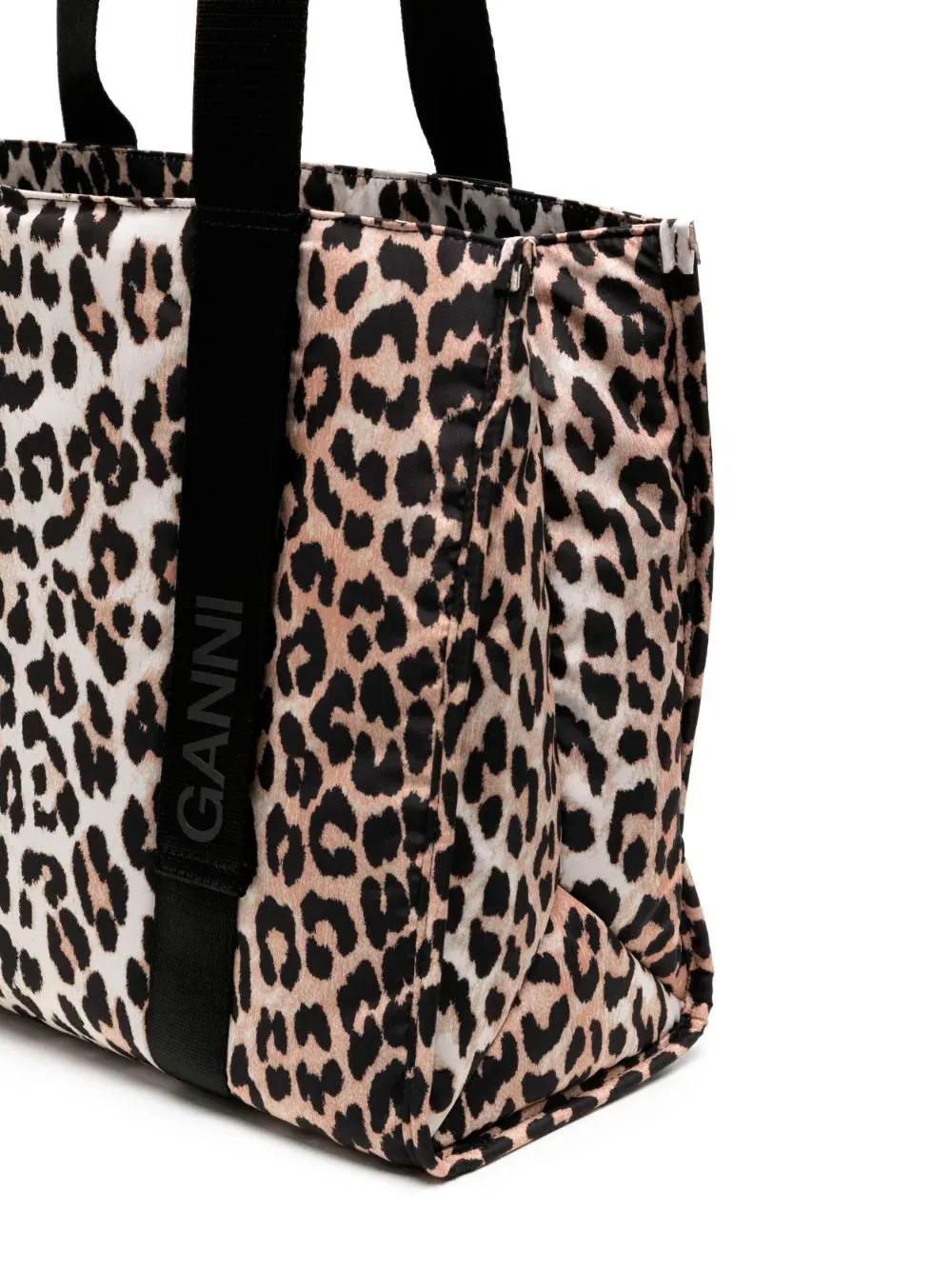 Medium Leopard Tech shopping bag