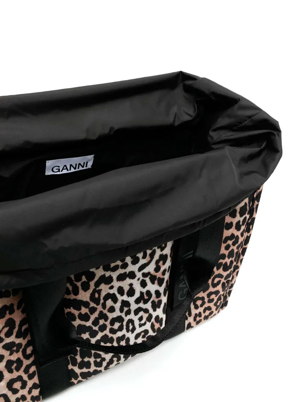 Medium Leopard Tech shopping bag