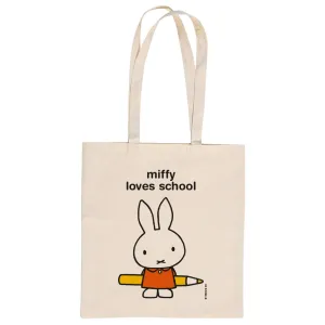 miffy loves school  Personalised Tote Bag