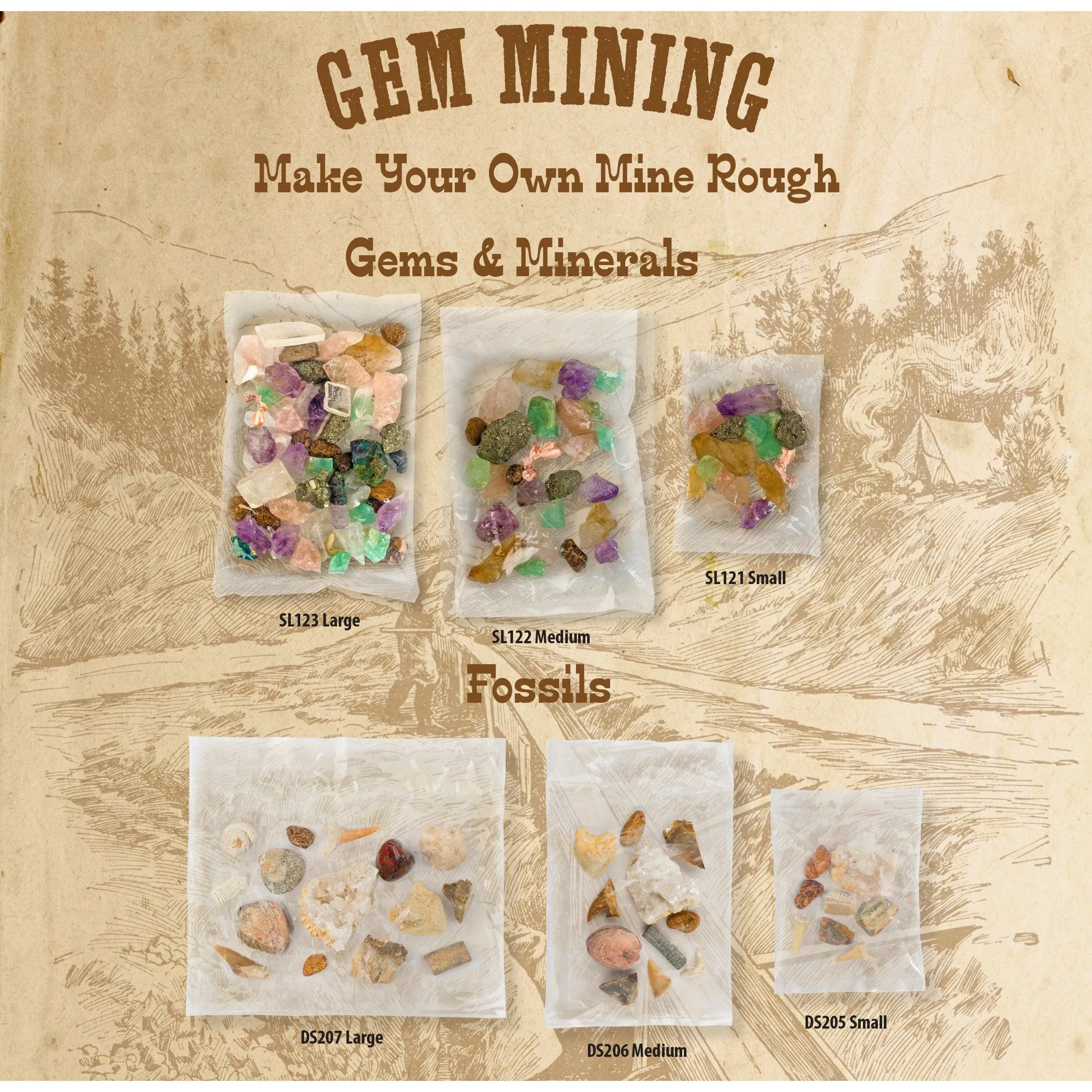 Mine Rough - Gems Bag - Large