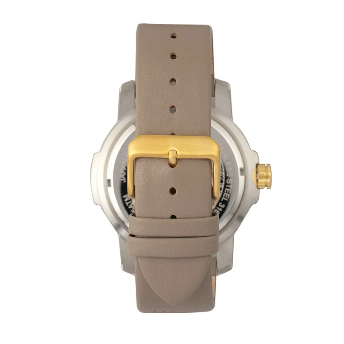 Morphic M54 Series Leather-Band Chronograph Watch