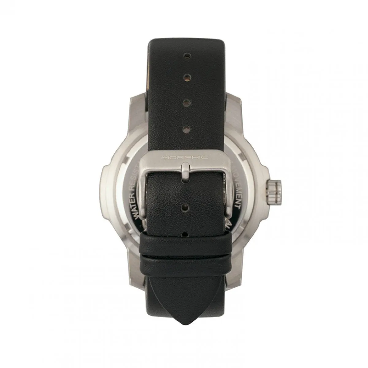 Morphic M54 Series Leather-Band Chronograph Watch