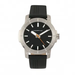 Morphic M54 Series Leather-Band Chronograph Watch