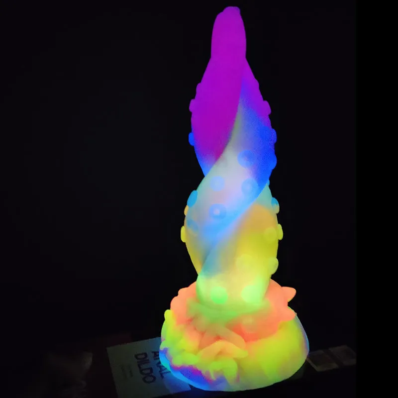 Mulit Color Luminous Realistic Dildo