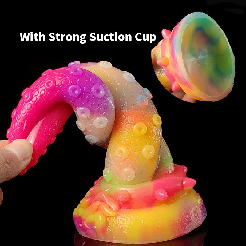 Mulit Color Luminous Realistic Dildo
